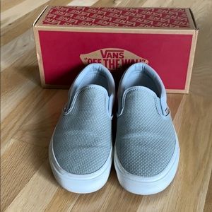 Vans slip on, woven check, size W 9